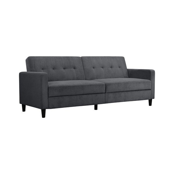 Iš kordinio velveto sofa pilkos spalvos 203 cm Hartford – Støraa-image-2