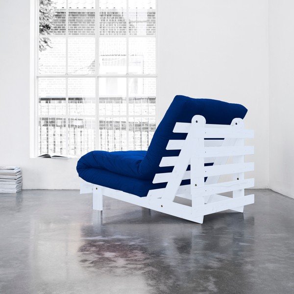 Kintamas fotelis "Karup Roots White/Royal-image-1