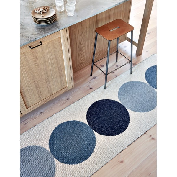 Mėlynos spalvos/kreminės spalvos lauko ir vidaus kilimas 70x140 cm Otto Sky – Pappelina-image-1