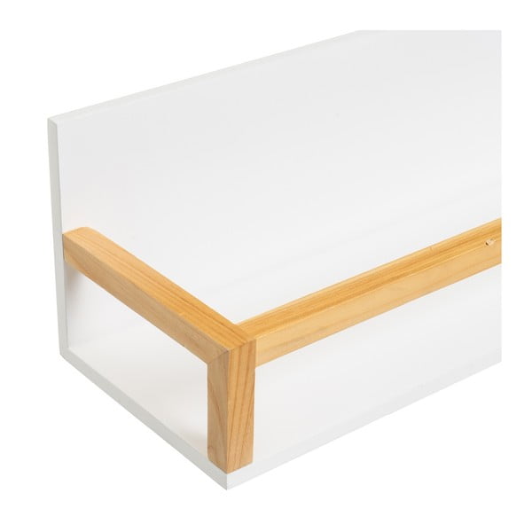 Sieninė lentyna baltos spalvos 55 cm – Casa Selección-image-4