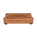 Konjako rudos spalvos iš odos sofa 214 cm Douglas – Dutchbone