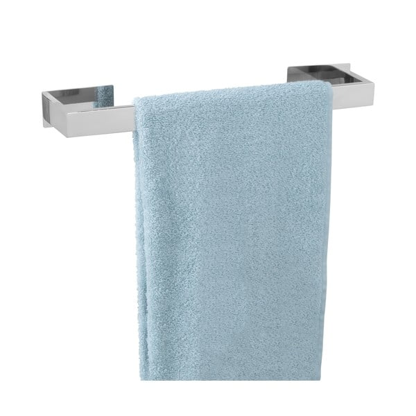 Klijuojamas iš nerūdijančio plieno rankšluosčio laikiklis blizgios sidabrinės spalvos Genova – Wenko-image-4