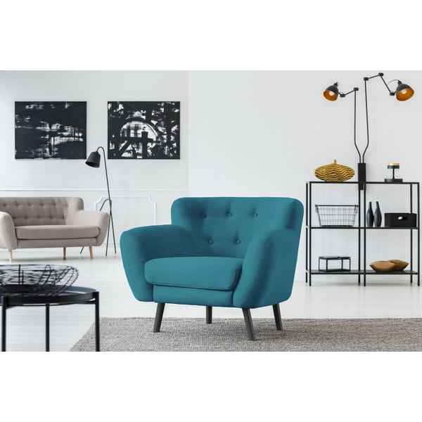 Turkio spalvos krėslas Cosmopolitan design Hampstead-image-4