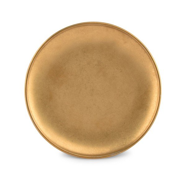 Auksinės spalvos desertinė iš metalo lėkštė ø 17 cm Serve – BonBistro