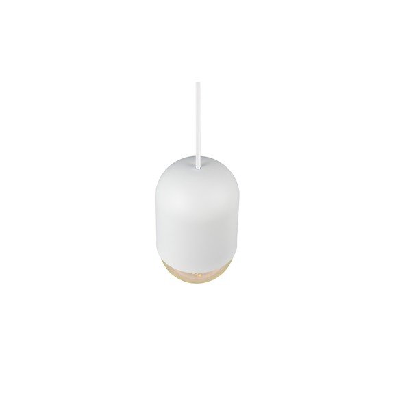 Baltos spalvos iš metalo kabantis šviestuvas ø 11 cm Nara – Reality-image-2