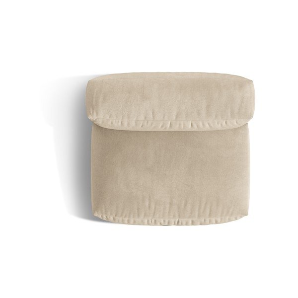 Smėlio spalvos iš velveto modulinė sofos dalis (modulinė) Martina – Micadoni -image-4