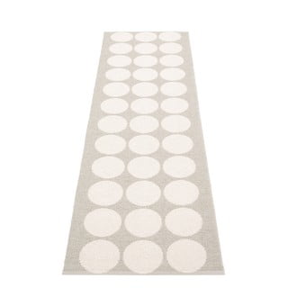 Smėlio spalvos/kreminės spalvos lauko kilimas 70x240 cm Hugo Linen Vanilla – Pappelina