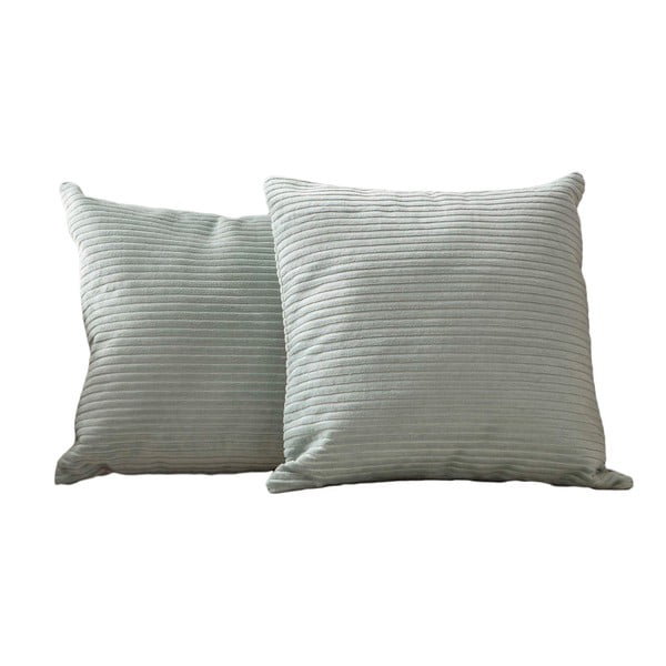 Iš kordinio velveto dekoratyviniai pagalvių užvalkalai 2 vnt. 43x43 cm – Mioli Decor