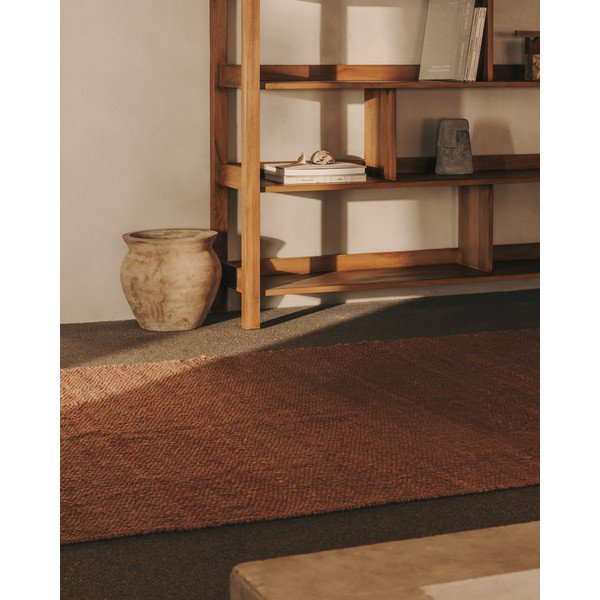 Iš džiuto lauko kilimas rausvos spalvos 160x230 cm Sallova – Kave Home-image-1