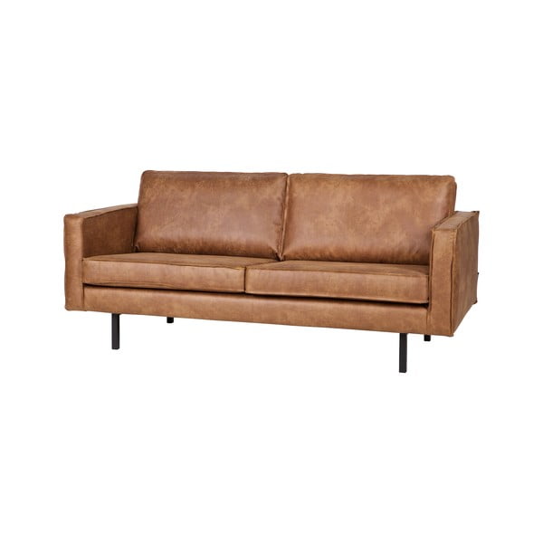 Rudos spalvos iš dirbtinės odos sofa 190 cm Rodeo – WOOOD-image-2