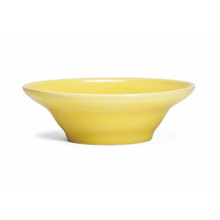 Geltonos spalvos akmens masės sriubos lėkštė Kähler Design Ursula, ⌀ 20 cm