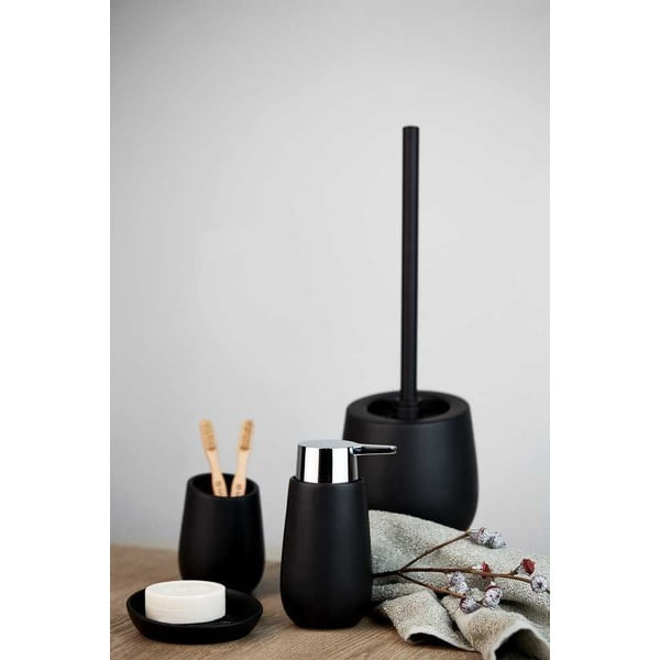 Tualeto šepetys iš keramikos matinės juodos spalvos Badi – Wenko-image-1