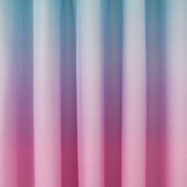 Rožinės spalvos/violetinės spalvos vaikiškos užuolaidos 2 vnt. 168x183 cm Ombre Rainbow Clouds – Catherine Lansfield-image-2