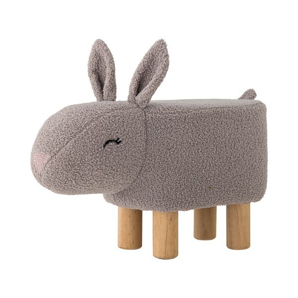 Pilkos spalvos vaikiška taburetė Percey – Bloomingville Mini