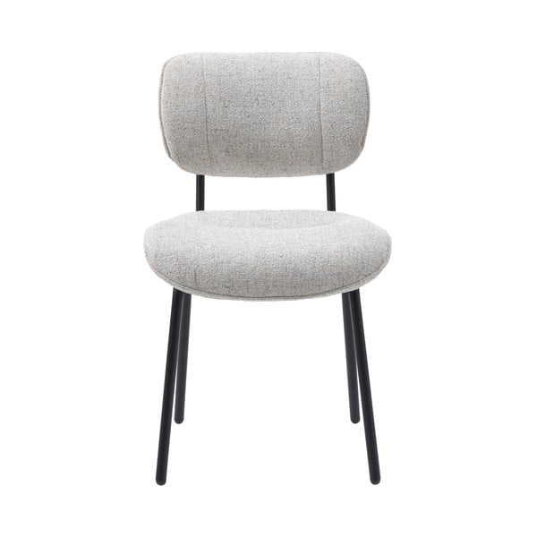 Valgomojo kėdė šviesiai pilkos spalvos Buffalo – Unique Furniture-image-4