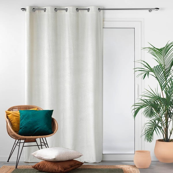 Užuolaida iš velveto kreminės spalvos 140x240 cm Analia – douceur d'intérieur-image-3