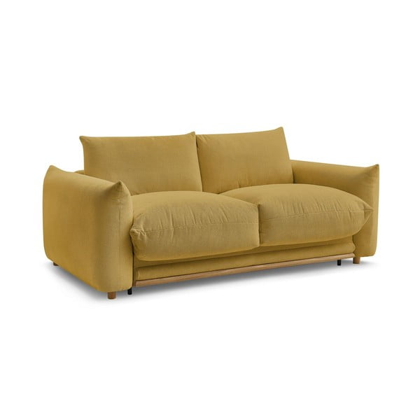 Sulankstoma sofa geltonos spalvos 234 cm Ernest – Bobochic Paris-image-3