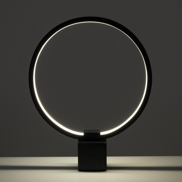 Juoda stalinė lempa Tomasucci Ring, aukštis 37 cm-image-1
