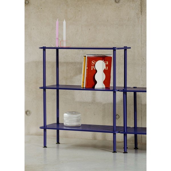 Natūralios spalvos pastatoma lentyna iš ąžuolo 80x90,5x35 cm Teidi – noo.ma-image-1
