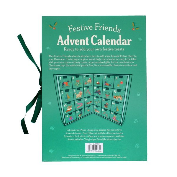 Advento kalendorius 37,5 cm Festive Friends – Rex London-image-4