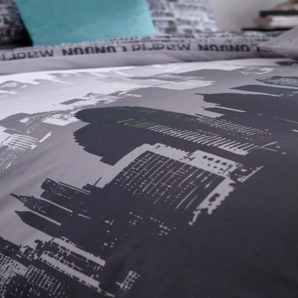 Patalynė su miesto motyvu Catherine Lansfield, 135 x 200 cm-image-1