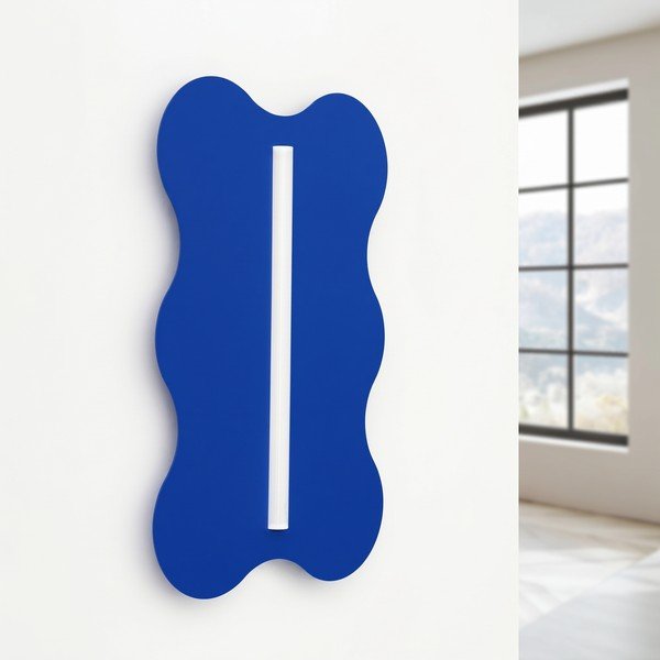 Tamsiai mėlynos spalvos iš metalo sieninė lempa KLOVER – Thoro-image-3