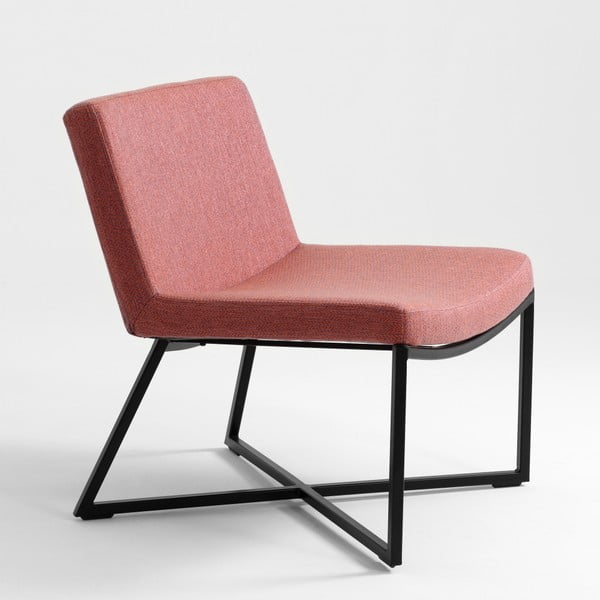 Rožinis fotelis Pasirinktinis Form Zero