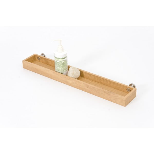 Sieninė vonios lentyna iš ąžuolo medienos Wireworks Yoku-image-4