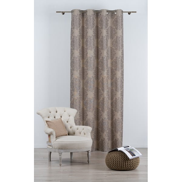 Užuolaida pilkos spalvos/rudos spalvos 140x245 cm Kansai – Mendola Fabrics-image-2