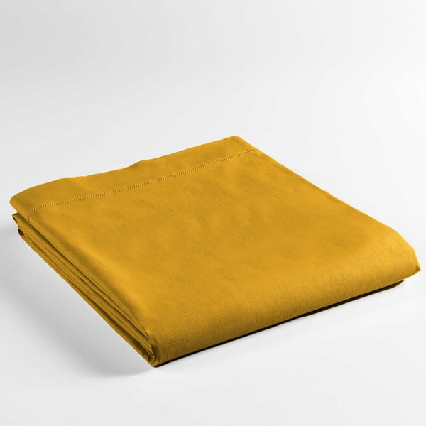 Paklodė iš medvilnės geltonos spalvos 240x300 cm Lina – douceur d'intérieur