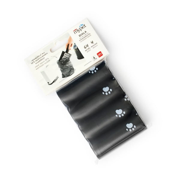 Kačių kraiko maišeliai rinkinyje juodos spalvos 4 vnt. 11x18 cm Biala – Rotho