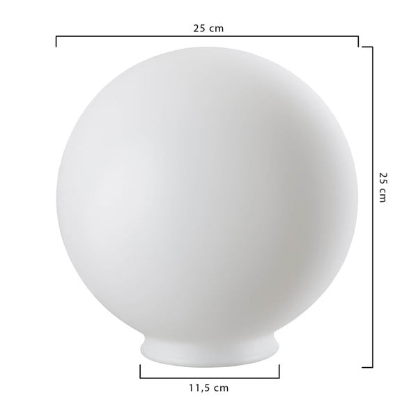 Baltas lauko šviestuvo gaubtas Homemania Decor Hedwig-image-2