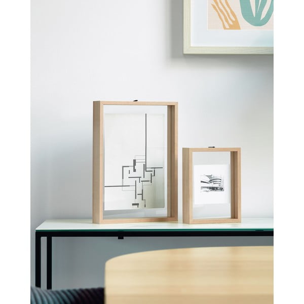 Natūralios spalvos pastatomas rėmas 22,5x31,5 cm Flavina – Kave Home-image-4