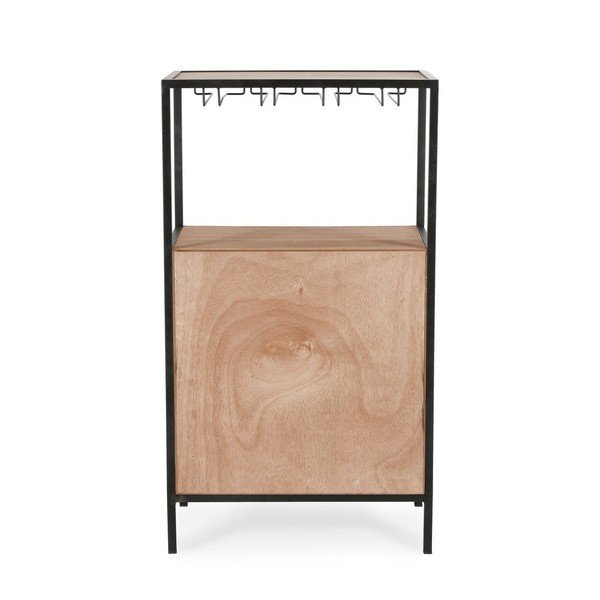 Natūralios spalvos vyno spintelė butelių skaičius 12, 51x91x30 cm Isaac – Yes Everyday-image-4