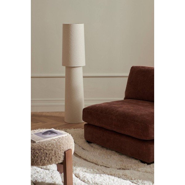 Kreminės spalvos iš boucle pastatomas šviestuvas (aukštis 119 cm) Philo – Ellos Home-image-3
