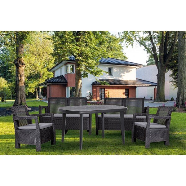 Sodo valgomojo stalas 90x137 cm Elise – Keter-image-1