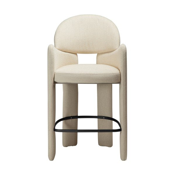 Smėlio spalvos baro taburetė (sėdynės aukštis 68,5 cm) Aole – DAN-FORM Denmark-image-2