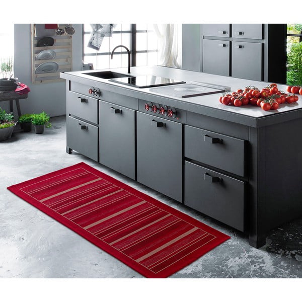 Veliūrinis raudonas kilimas Floorita Velour Ross, 55 x 280 cm-image-2