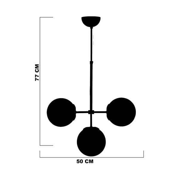 Lubinis šviestuvas pilkos spalvos/auksinės spalvos ø 15 cm su stiklo gaubtu Seagull – Squid Lighting-image-3