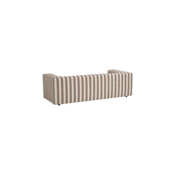 Rudos spalvos/kreminės spalvos sofa iš šenilinio audinio 220 cm Lisa – Ellos Home-image-4
