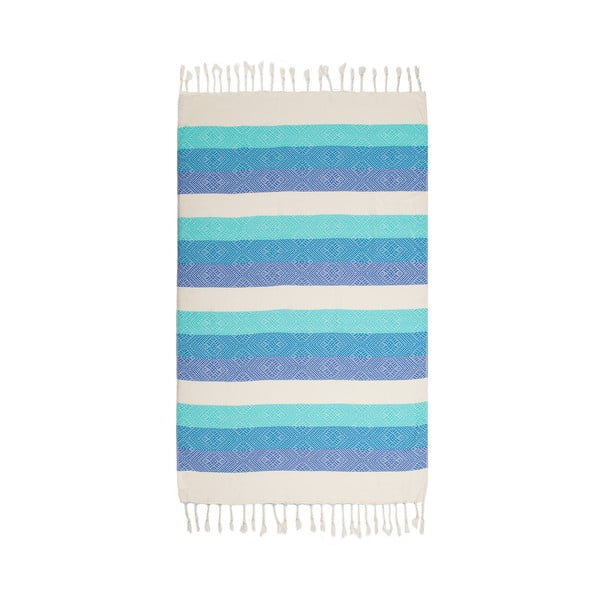 "Hammam Waves" vonios rankšluostis, mėlynas