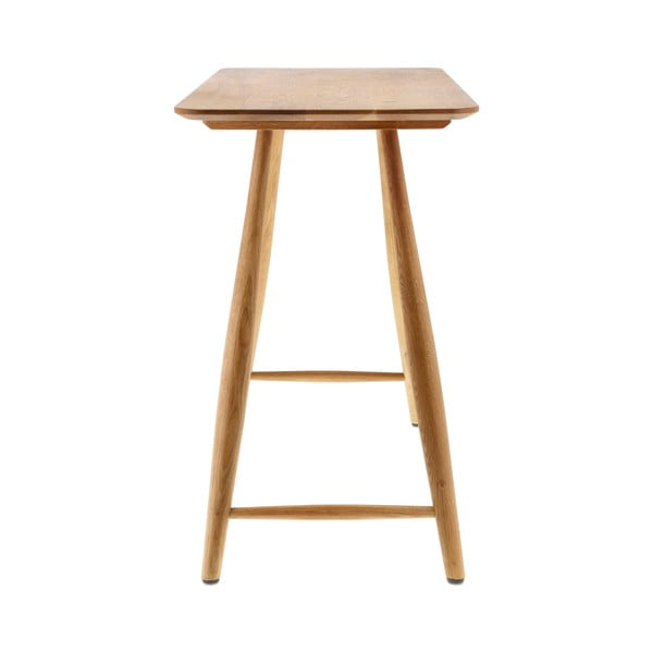 Ąžuolinis valgomojo stalas 44,5x100 cm Bodo - Villa Collection-image-4