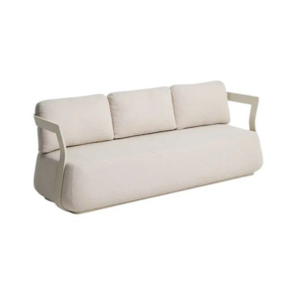 Smėlio spalvos iš audinio sodo sofa Tamaris – Kave Home