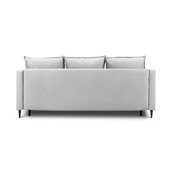 Šviesiai pilka sofa-lova su daiktadėže Mazzini Sofas Ancolie, 215 cm-image-3