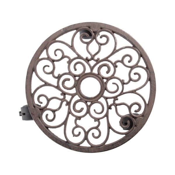 Iš metalo mobilus stovas gėlių vazonui ø 29 cm – Esschert Design-image-4