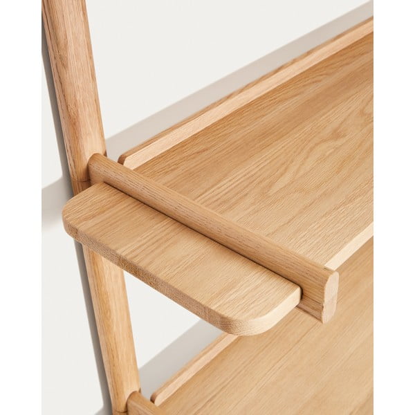 Iš ąžuolo masyvo modulinė lentyna natūralios spalvos 110x202 cm Sitra – Kave Home-image-4