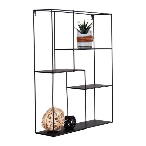 Juoda dviaukštė metalinė lentyna Mons - House Nordic-image-3