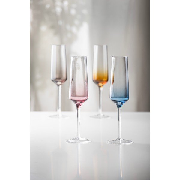 Stiklinės 4 vnt. šampanui 240 ml Prism – Ladelle-image-1