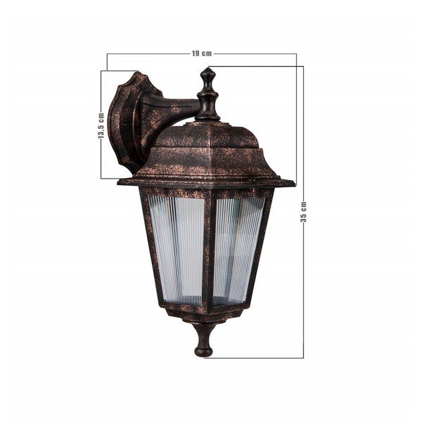 Bronzos spalvos sieninis šviestuvas Homemania Decor Montmarte-image-1