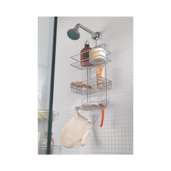 Pakabinamas metalinis vonios kambario stovas "Metaltex Caddy-image-2